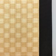 Japanese Tatami - Classic Black-Heri Tokyo Yellow(Checkered Pattern) -BRAND NEW