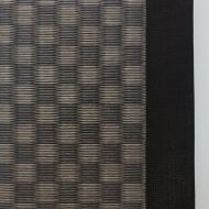Japanese Tatami - Classic Black-Heri Tokyo Gloss Black(Checkered Pattern)
